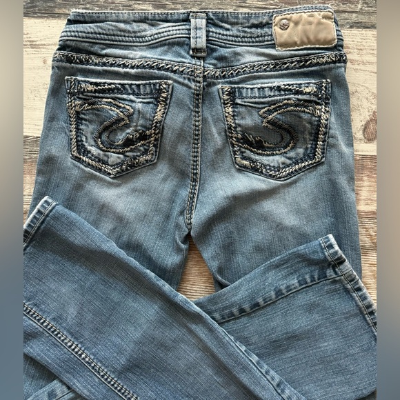 Silver Aiko Boot Cut Jeans - Picture 4 of 5